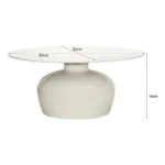 Mira Salontafel Off White - Afbeelding 2