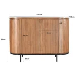 Nairo Dressoir 115cm Naturel - Afbeelding 3